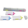 Stacked 3 Piece Custom Plastic Highlighter Pen